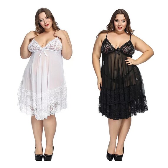 plus size white babydoll dress