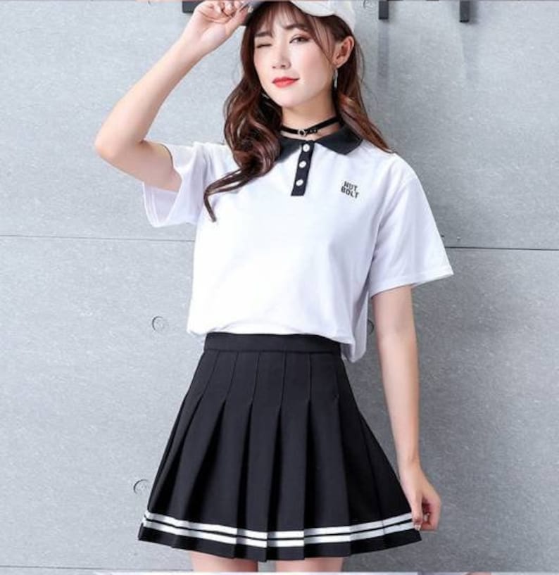 Lolita Skirt / School Girl Skirt / Plain Anime Skirt / Cosplay | Etsy