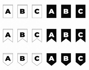 Download Svg Banners Letters Etsy