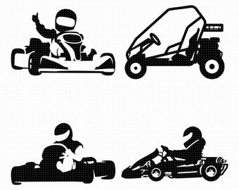 Go Kart Clip Art Etsy