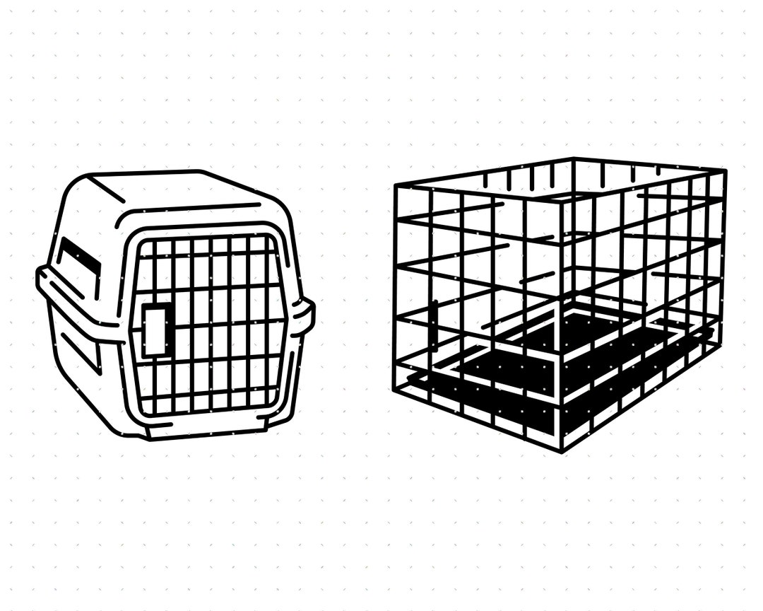 Animal Cage Svg, Pet Carrier Clipart, Animal Cage Png, Pet Carrier Dxf