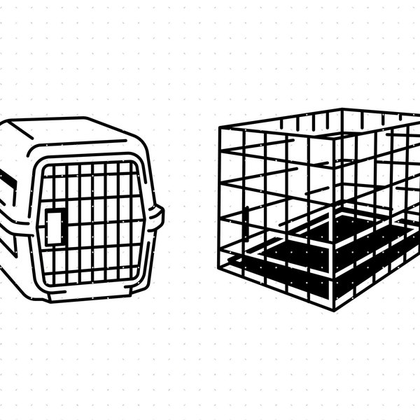 animal cage svg, pet carrier clipart, animal cage png, pet carrier dxf logo, animal cage vector eps cut files for cricut and silhouette use