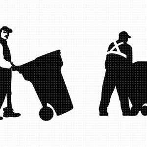 basurero svg, imágenes prediseñadas del recolector de residuos, basurero png, logotipo dxf del basurero, archivos de corte eps vectoriales del basurero para uso cricut y silueta