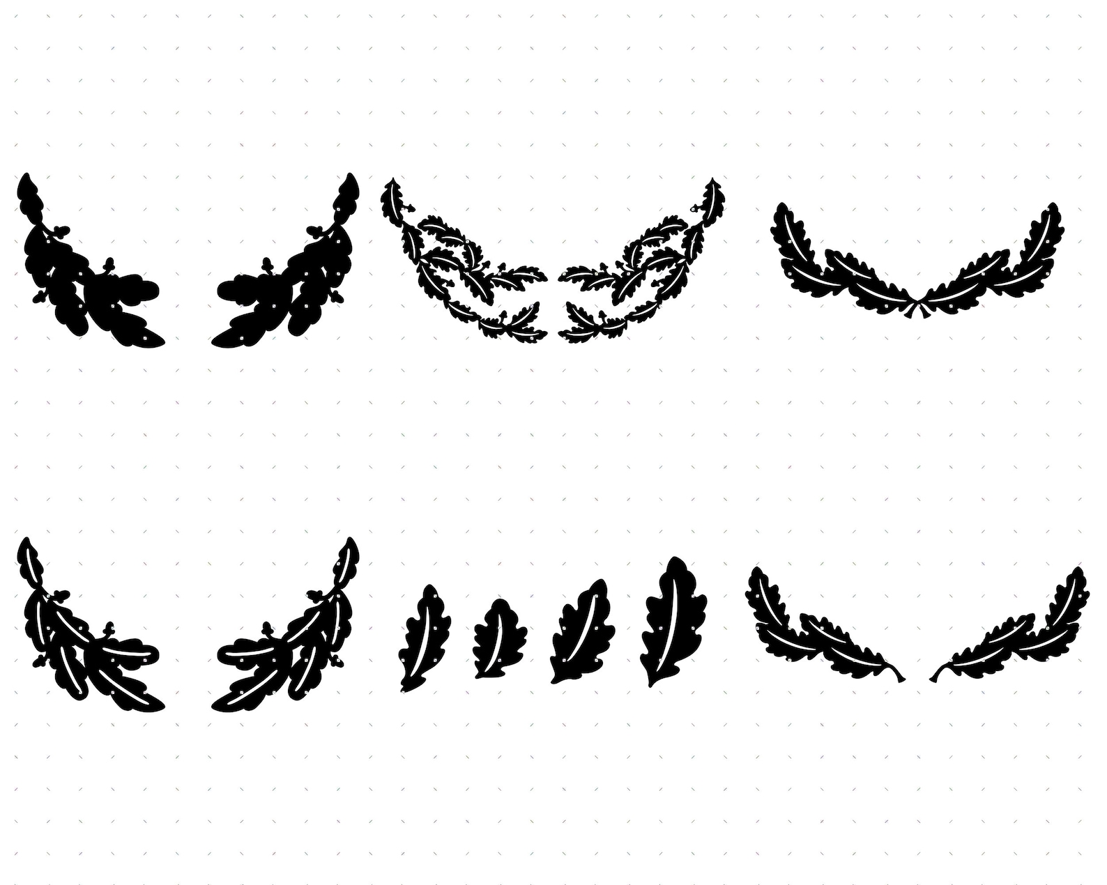 Oak Leaf Sprig Svg, Scrambled Egg Military Symbol Clipart, Gold Braid ...