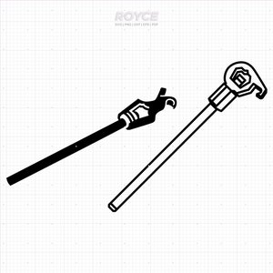 hydrant wrench svg, fire equipment clipart, hydrant wrench png, wrench dxf, vector, eps, svg cut files for cricut, commercial use svg