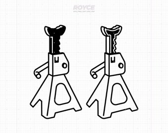 Diseño vectorial de soporte de gato, archivos de corte para Cricut (svg, png, dxf, pdf, eps)