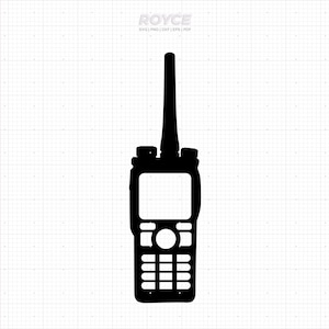 handheld radio svg, hand held radio clipart, hand radio png, handheld radio dxf, vector, eps, svg cut files for cricut, commercial use svg