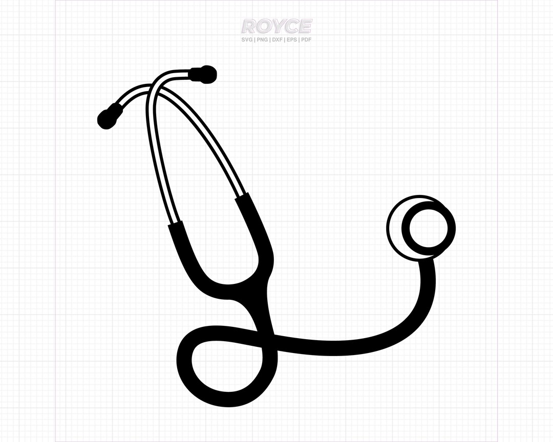 Stethoscope Design Svg Stethoscope Svg Nurse Stethoscope Etsy