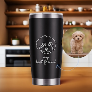 Aangepast portret voor beker, lasergegraveerde beker, 20 oz laser svg, gepersonaliseerde lasergravure afbeeldingen voor beker, beker laserbestand