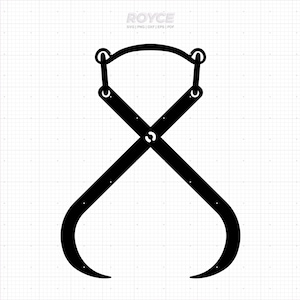 Holzzange svg, Holzzange png datei, Holzfäller dxf, Holz, eps, svg, Schneidedateien für Cricut, kommerzielle Nutzung svg