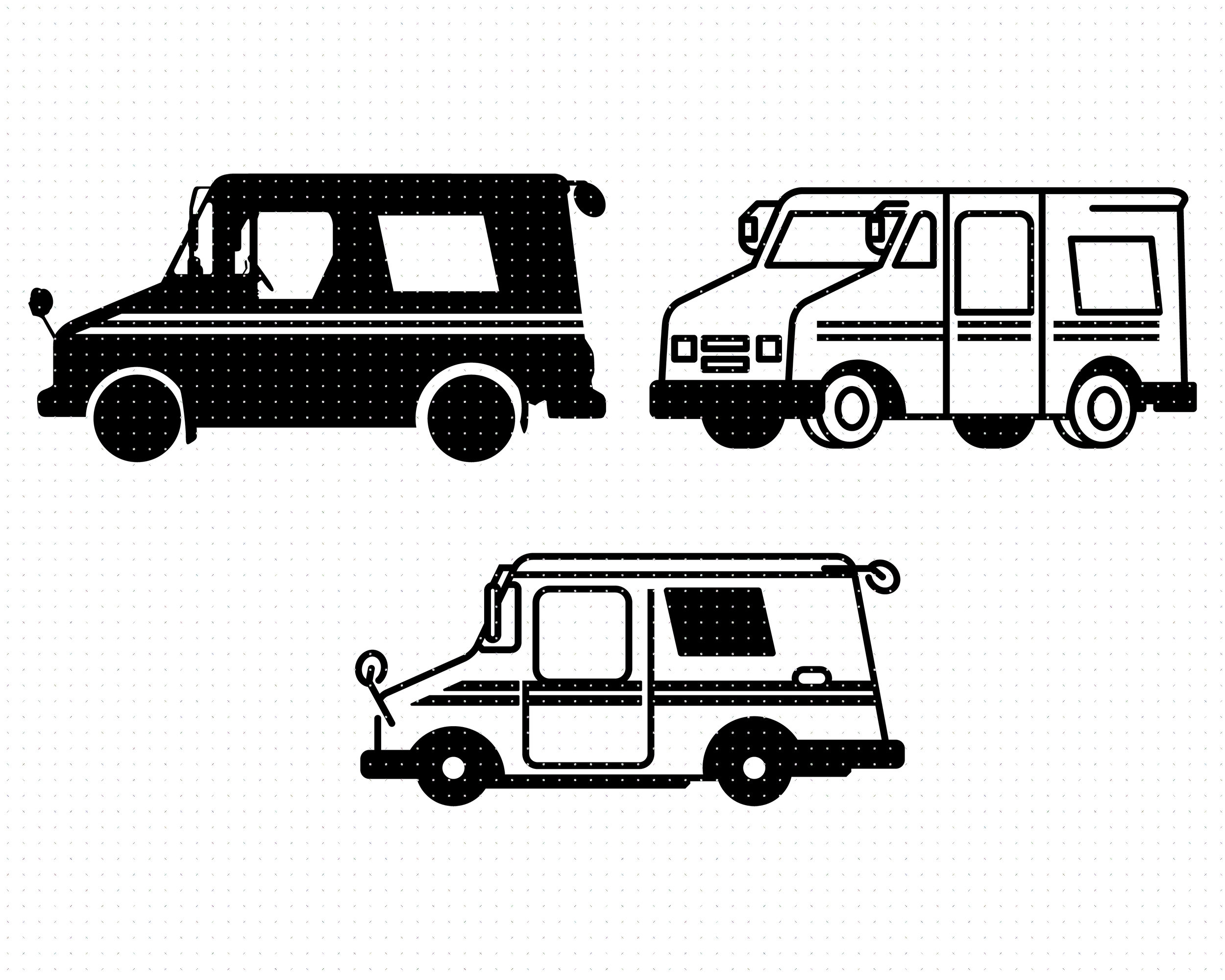 delivery van vector png