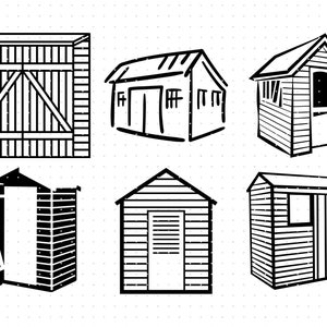 Schuppen svg, Schuppen Clipart, Schuppen png, Schuppen dxf Logo, Schuppen Vektor, Gartenschuppen Eps Schnittdateien für Cricut und Silhouette Verwendung