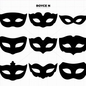 Karneval Maske svg, Festival Maske Clipart, Party Maske png, Maske dxf Logo, Karneval Maske Vektor eps Schnittdateien für Cricut und Silhouette verwenden