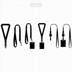 lanyard svg, lanyard clipart, ID png, lanyard dxf, lanyard vector, lanyard eps, svg cut files for cricut, commercial use svg