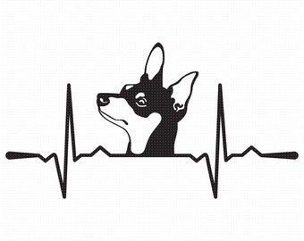 Miniature Pinscher SVG: Dog Breed Vector Cut Files (Digital Download)