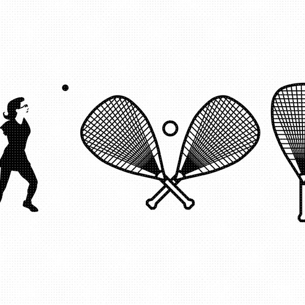 racquetball svg, racquetball clipart, racquet png, racquet dxf for logo, racquetball vector eps cut files for cricut and silhouette use