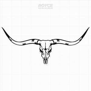 longhorn skull svg, longhorn clipart, longhorn skull png, longhorn dxf, longhorn vector, eps, svg cut files for cricut, commercial use svg