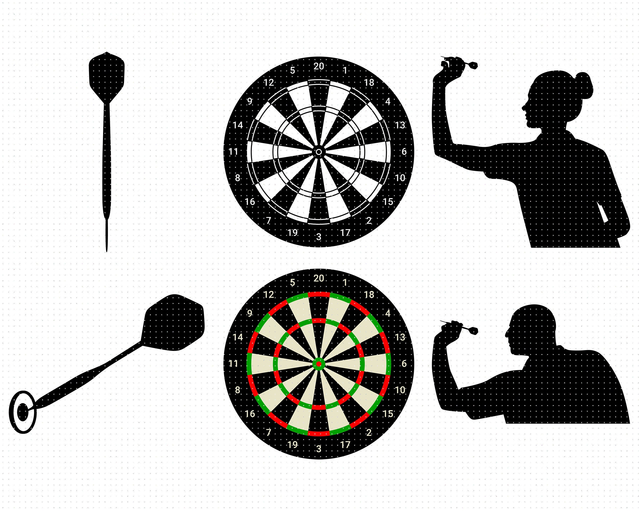 Playing Dart Clipart Images