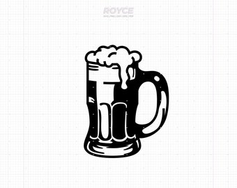 St Patrick's Day Beer Mug SVG: Vector Cut File (Commercial Use)