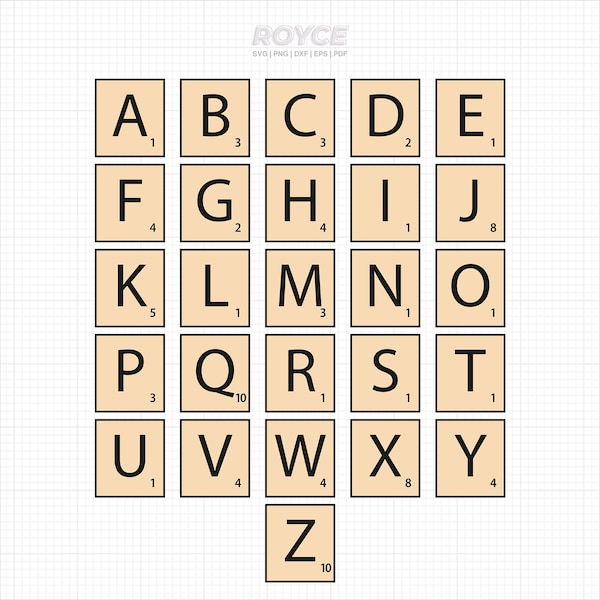 Scrabble Tile Images - Etsy