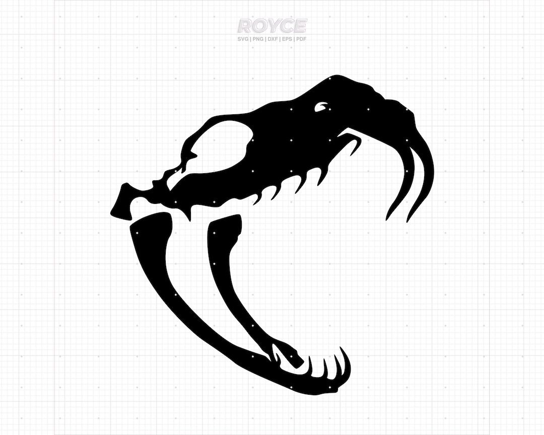 Snake Skull Svg, Snake Skeleton Clipart, Snake Skull Png, Snake ...