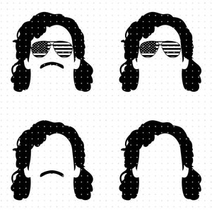 Meeräsche svg, Meeräsche Clipart, Herren Haar png, Meeräsche mit Sonnenbrille der amerikanischen Flagge und Schnurrbart-dxf-Logo, Vektor-Eps-Schnittdateien für Cricut