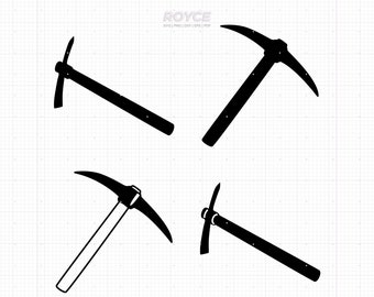 Spitzhacke (svg, png, dxf, eps, pdf) Dateien für Cricut
