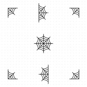 Spider web svg, spider web clipart, spider web png, spider web dxf logo, spider web vector eps cut files for cricut and silhouette use