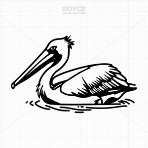Pelikan svg, Pelikan Clipart, Pelikan png, Pelikan dxf, Pelikan Kontur, Pelikan eps, svg schnitt die Dateien für Cricut, kommerzielle Nutzung svg