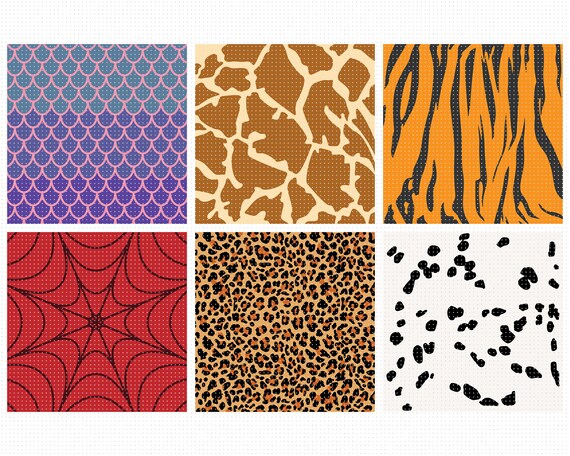 Download Animal Print Svg Animal Pattern Clipart Stripes Png Animal Etsy PSD Mockup Templates