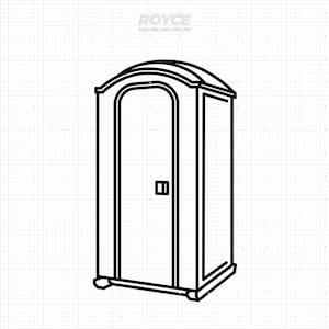 svg de inodoro portátil, imágenes prediseñadas de inodoro al aire libre, png de inodoro portátil, dxf de inodoro, vector, eps, archivos de corte svg para cricut, uso comercial svg