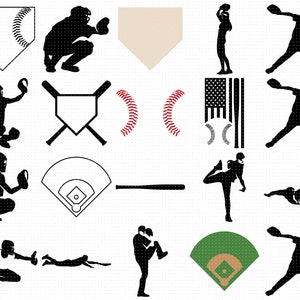 Download Baseball Field Outline Svg Baseball Field Clipart Baseball Etsy