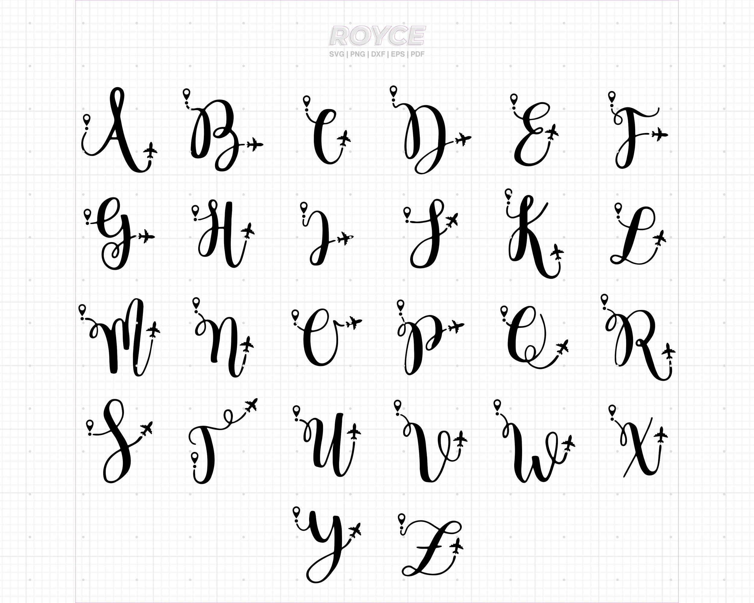 Airline Route Letters Svg, Flight Path Clipart, Airplane Png, Airline ...