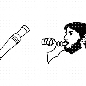 goose call svg, goose call clipart, goose calling png, goose call dxf logo, goose call vector eps cut files for cricut and silhouette use