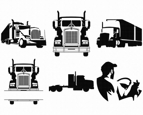 Free Free Truck Trailer Svg 749 SVG PNG EPS DXF File