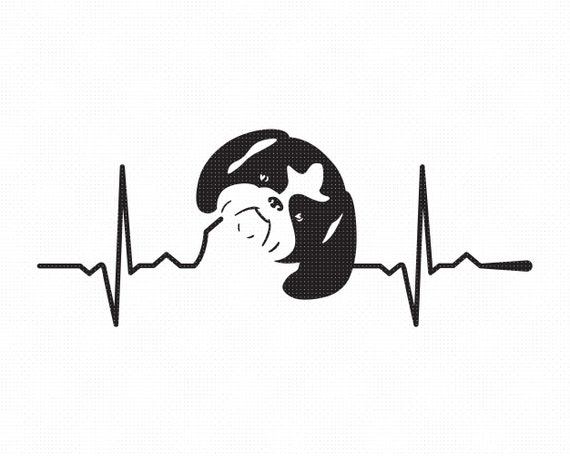 Download Shih Tzu Heartbeat Svg Cute Shih Tzu Face Clipart Dog Png Etsy