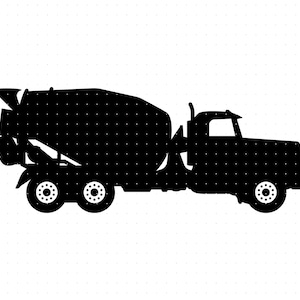 cementwagen svg, bouw svg, betonmixer clipart, cementmixer png, betonwagen dxf-logo, vector eps-bestanden knippen