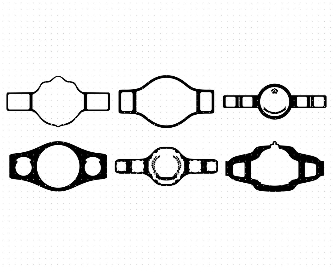 Championship Belt Svg, Champion Svg, Championship Belt Clipart, Champ