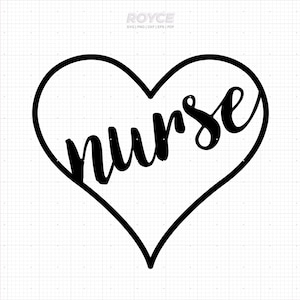 nurse life heart svg, nurse svg, nursing clipart, gift for nurse png, dxf, vector, eps, svg cut files for cricut, commercial use svg