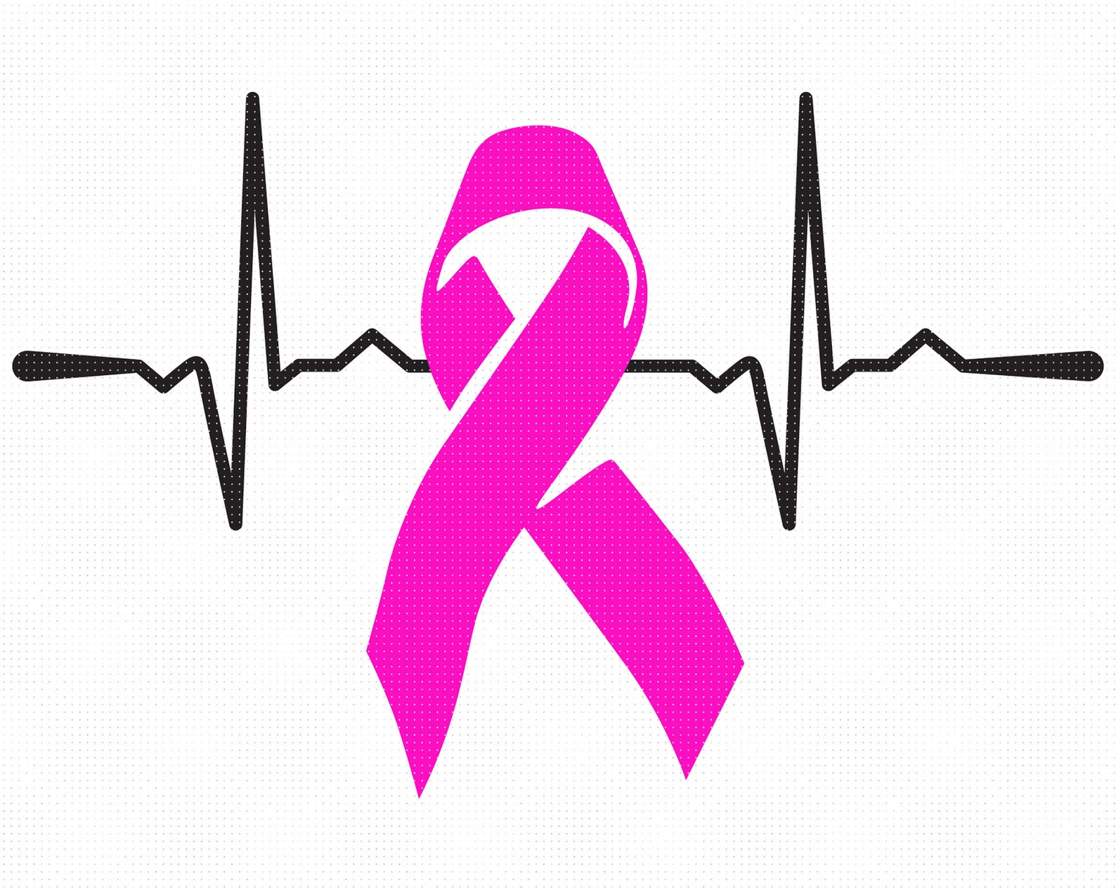 Awareness Ribbons Svg Heartbeat Clipart Cancer Ribbons Png Etsy Canada