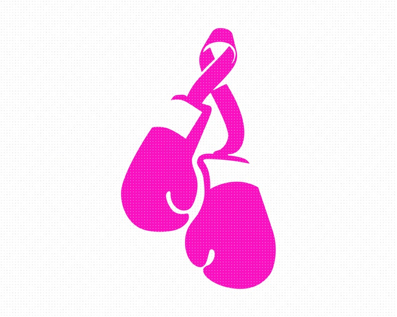 Cancer Boxing Gloves Svg