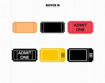 Ticket Frames svg, ticket border svg, ticket silhouette svg, dxf, png, clipart, cut files