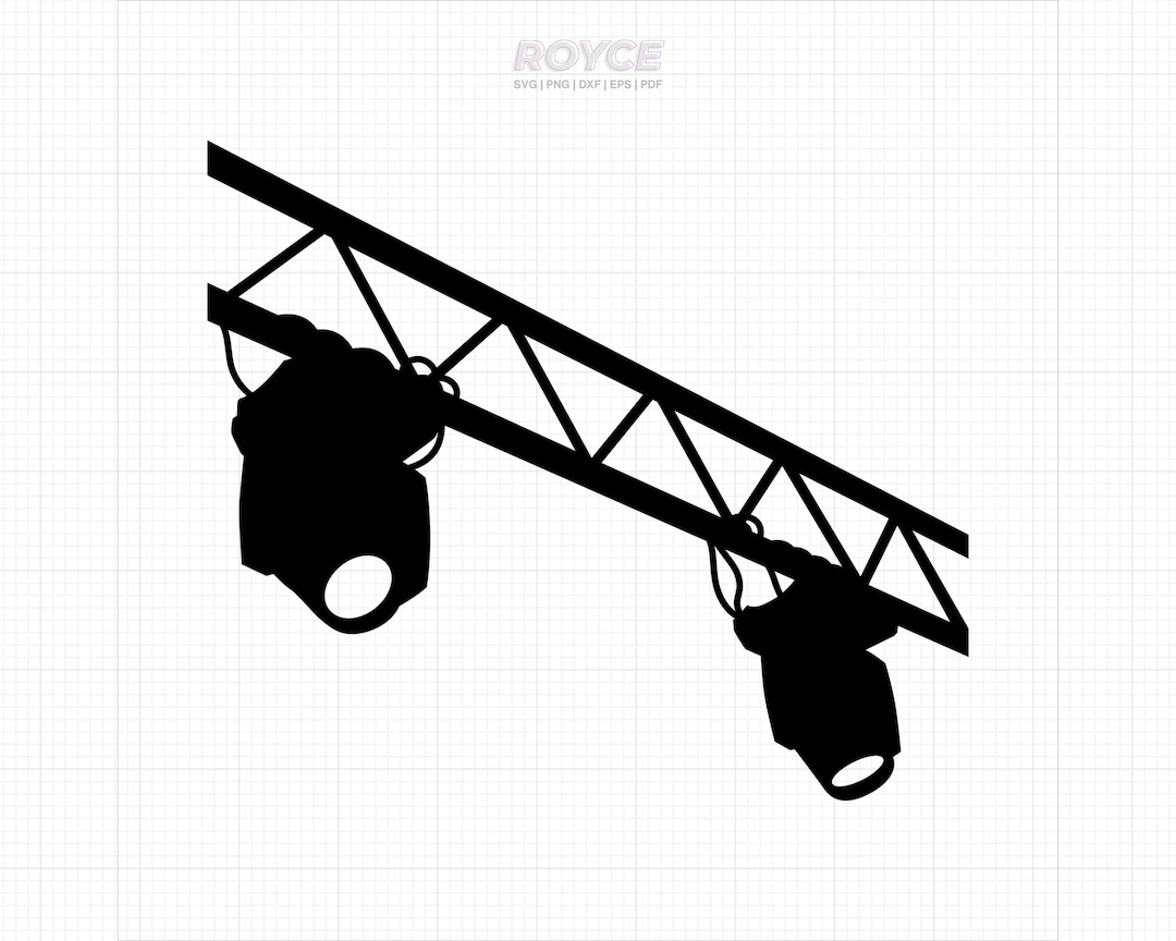 Stage Lights Svg, Stage Light Clipart, Stage Lights Png, Stage Light