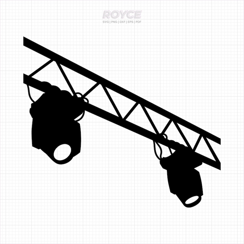 Stage Lights Svg - Etsy
