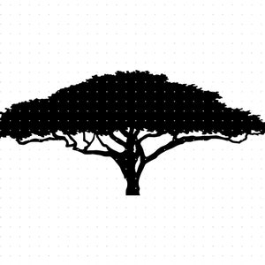 acacia tree svg, acacia tree clipart, acacia tree png, acacia tree dxf logo, acacia tree vector eps cut files for cricut and silhouette use