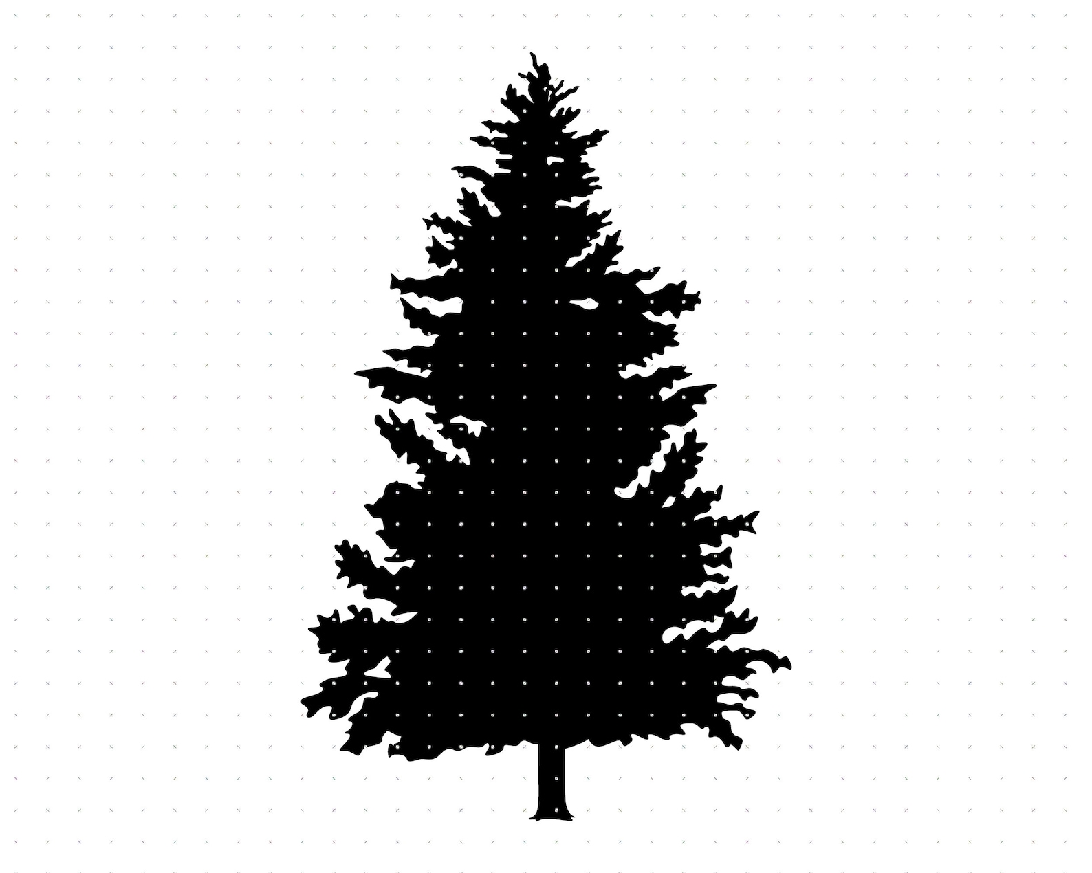 Spruce Tree Svg, Evergreen Tree Clipart, Spruce Tree Png, Spruce Tree