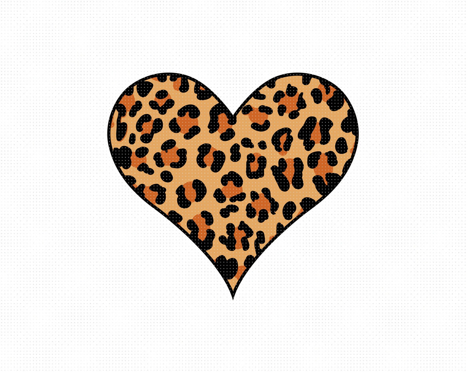 Download Leopard heart svg leopard print clipart leopard pattern ...