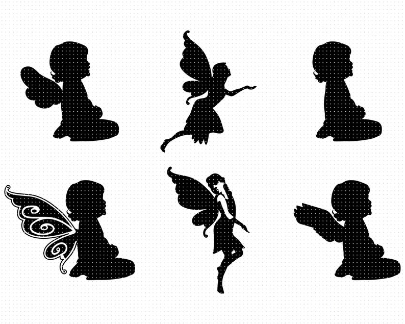 Download Toddler with angel wings svg baby with butterfly wings | Etsy