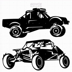 off road racing svg, buggy svg, 4x4 clipart, off-road racer png, 4wd car dxf logo, vector eps cut files for cricut and silhouette use