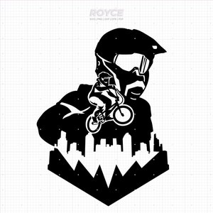 Svg bmx racer, clipart course bmx, vélo coureur png, motocross dxf, vecteur de vélo bmx, eps, svg couper des fichiers pour cricut, svg à usage commercial